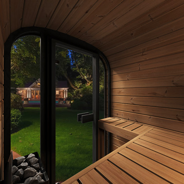 SaunaLife Model CL3G Cube-Series 2-Person Traditional Outdoor Sauna