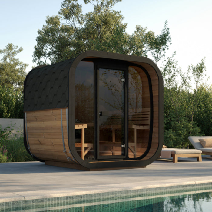 SaunaLife Model CL7G Cube-Series 6-Person Traditional Outdoor Sauna