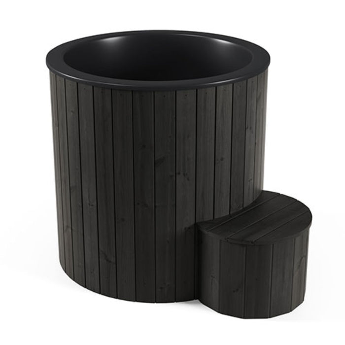 SaunaLife Model S1B Soak-Series Cold/Hot Immersion Tub (Black)