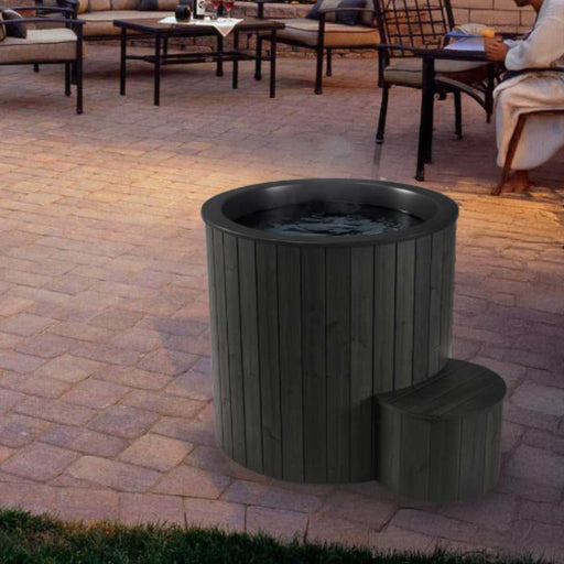 SaunaLife Model S1B Soak-Series Cold/Hot Immersion Tub (Black)