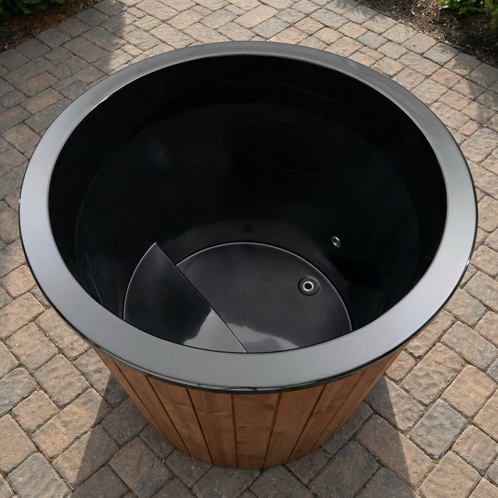 SaunaLife Model S1NC Package 1-Person Cold/Hot Immersion Tub with Water Chiller/Heater (Natural)