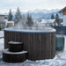 SaunaLife Model S2BC Package Soak-Series 2-Person Cold/Hot Immersion Tub with Water Chiller/Heater (Black)