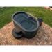 SaunaLife Model S2BC Package Soak-Series 2-Person Cold/Hot Immersion Tub with Water Chiller/Heater (Black)