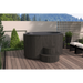 SaunaLife Model S2B Soak-Series 2-Person Cold/Hot Immersion Tub (Black)