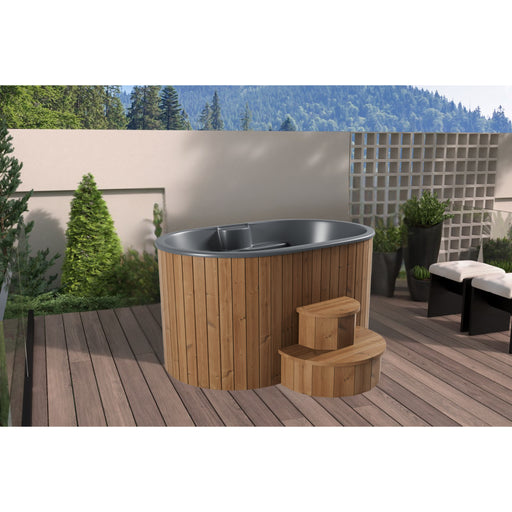 SaunaLife Model S2N Soak-Series 2-Person Cold/Hot Immersion Tub (Natural)