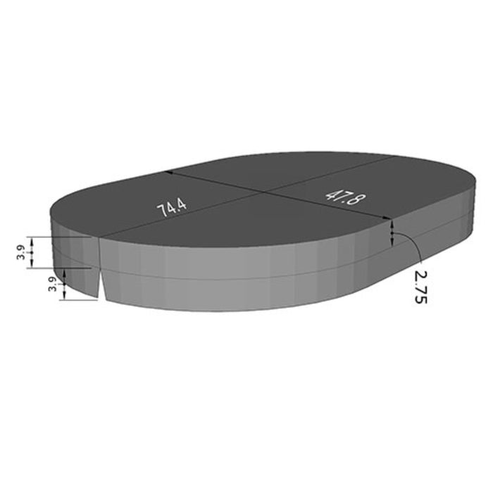 SaunaLife Insulated Cover for S2 Soak-Series Hot/Cold Plunge Tubs