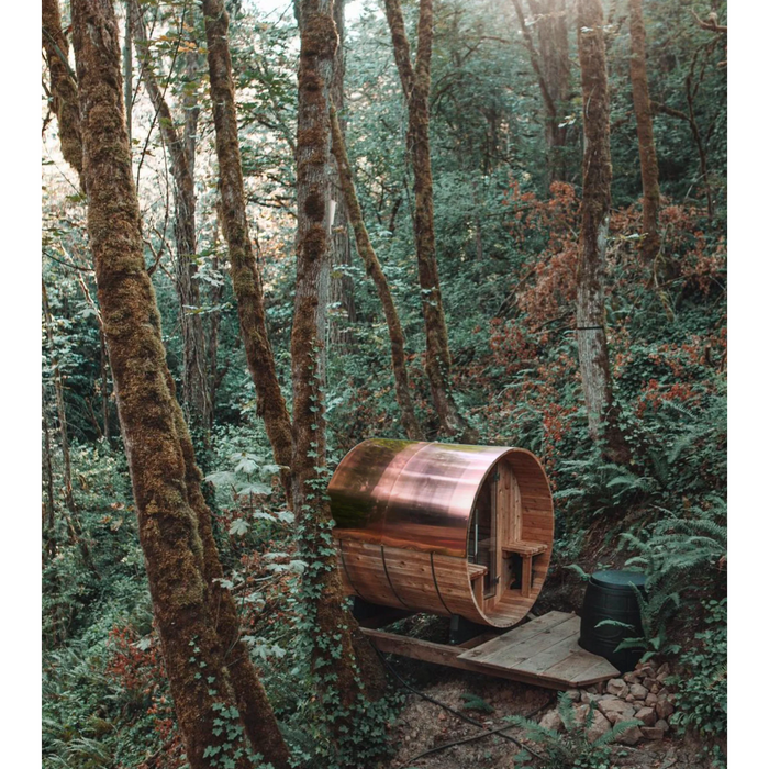 Sauna Shield Barrel Sauna Copper Roof Cover