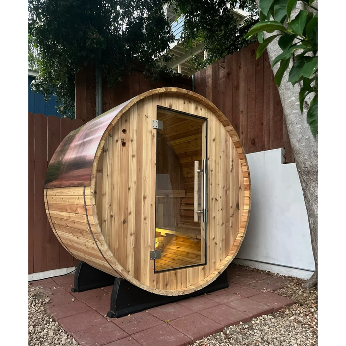 Sauna Shield Barrel Sauna Copper Roof Cover