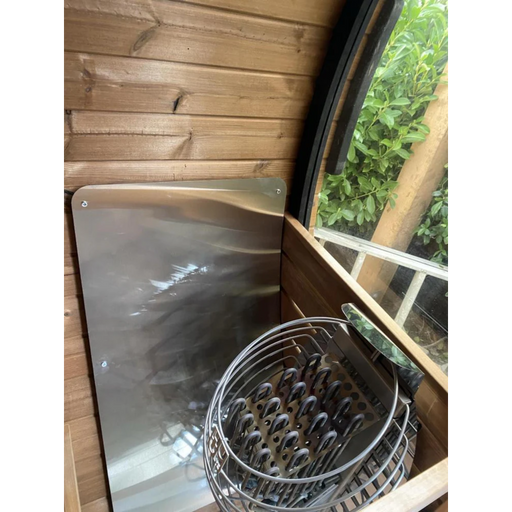Sauna Shield Barrel Sauna Front Heater Shield