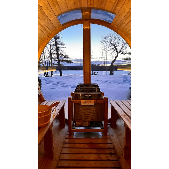 Sauna Shield Barrel Sauna Heat Shield (Curved)