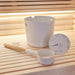 SaunaLife Accessory Package 6 (1-Gallon Sauna Bucket, Ladle, and Thermometer)