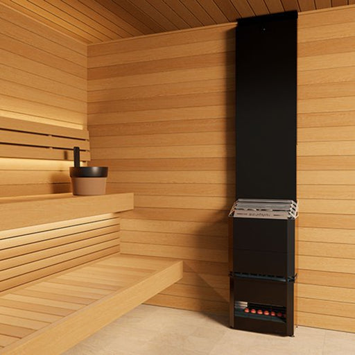 Saunum Air 5 Sauna Heater Air Series, 4.8kW Sauna Heater w/ Climate Equalizer (Black)