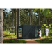 Auroom Terra M 6-Person Traditional Outdoor Sauna - Black