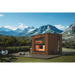 Auroom Terra M 6-Person Traditional Outdoor Sauna - Natural