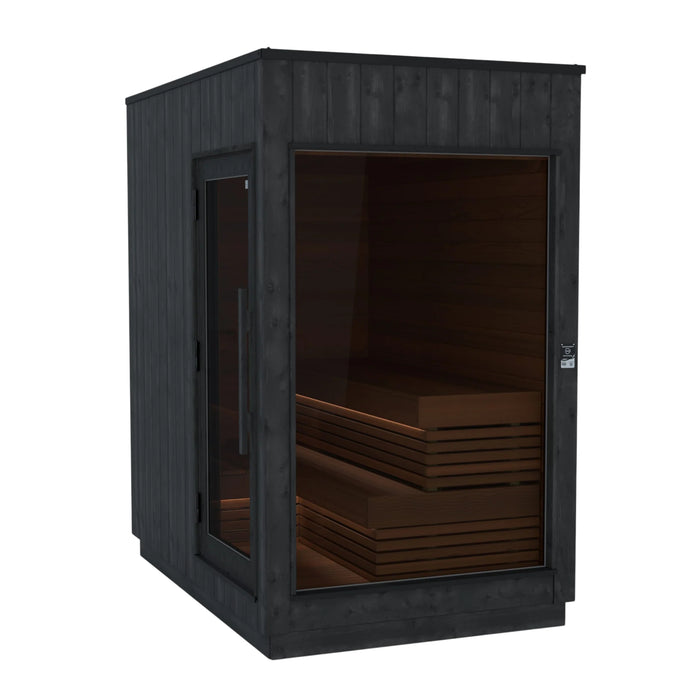 Thermasol Nordic Misty Electric Outdoor Sauna - Left