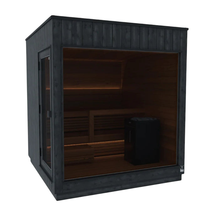 Thermasol Nordic Misty Electric Outdoor Sauna - Left
