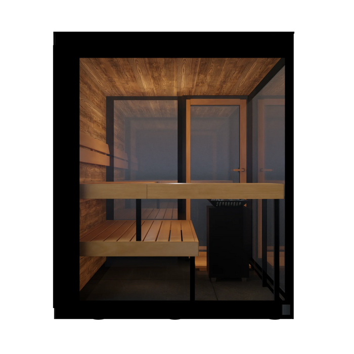 Thermasol Vue 3-4 Person Outdoor Sauna