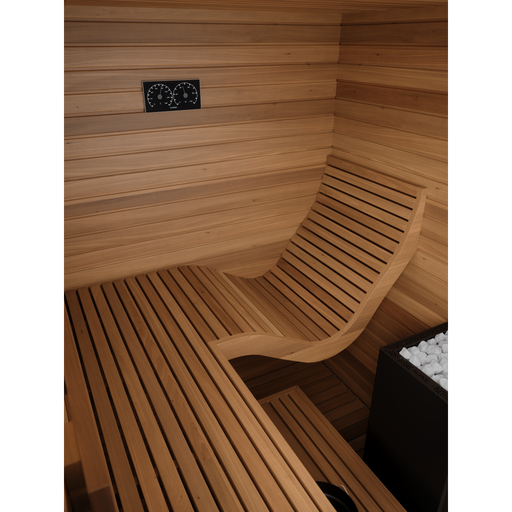 Auroom Baia Glass 2-Person Traditional Indoor Sauna