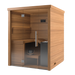 Auroom Baia Glass 2-Person Traditional Indoor Sauna