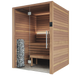 Auroom Cala Glass 2-4 Person Traditional Indoor Sauna - Thermo-Aspen