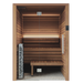 Auroom Cala Glass 2-4 Person Traditional Indoor Sauna - Thermo-Aspen