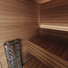 Auroom Cala Glass 2-4 Person Traditional Indoor Sauna - Thermo-Aspen