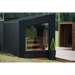 Auroom Terra S 5-Person Traditional Outdoor Sauna - Black