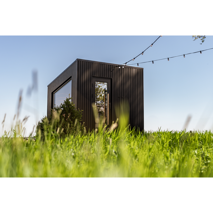 Auroom Terra S 5-Person Traditional Outdoor Sauna - Black