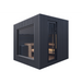 Auroom Terra S 5-Person Traditional Outdoor Sauna - Black