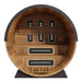 Finnmark FD-6 4-Person Cedar Traditional-Infrared Barrel Sauna | FD-KN006