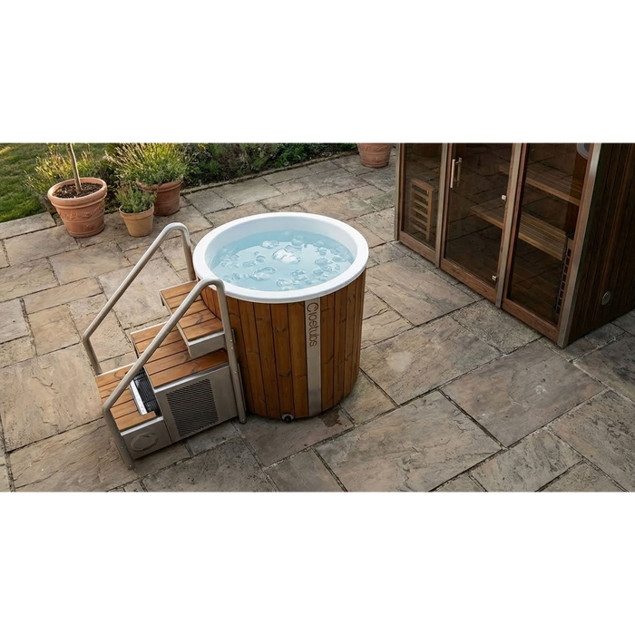 Icetubs IceBarrel XL Thermowood & Stainless Cold Plunge Tub