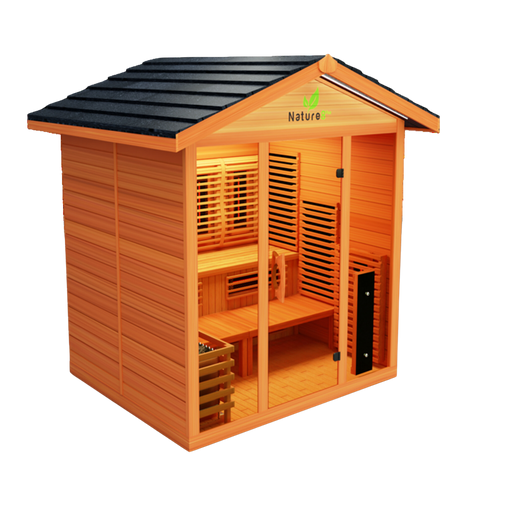 Medical Nature 8 V2 Outdoor Hybrid Sauna 1