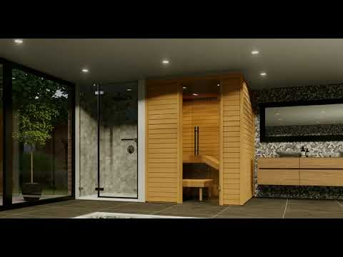 Auroom Baia 2-Person Traditional Indoor Sauna