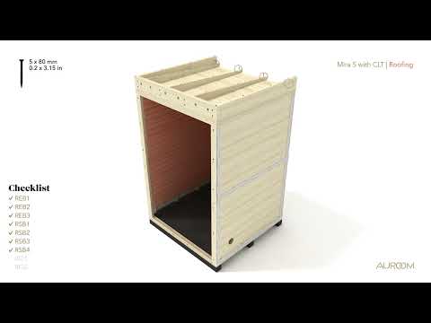 Auroom Mira S 2-Person Traditional Outdoor Sauna Installatino Guide