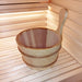SaunaLife Accessory Package 4 1-Gallon Wooden Sauna Bucket