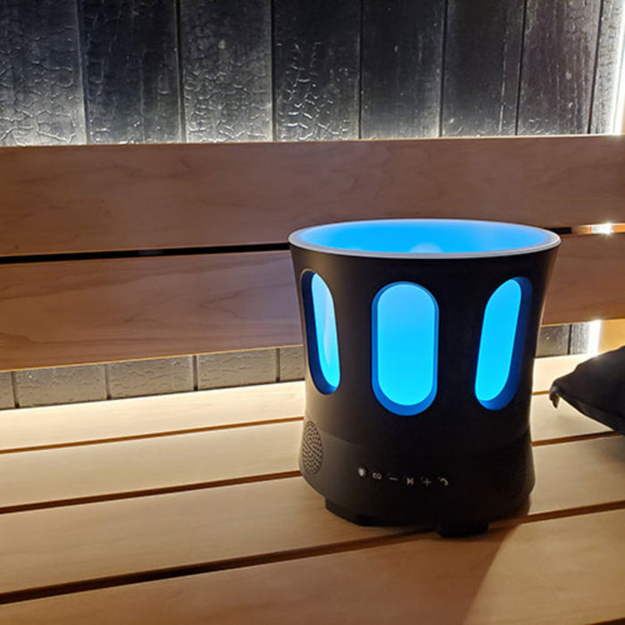 SaunaLife SaunaZone Bluetooth Sauna Speaker & Sauna Bucket with Lights