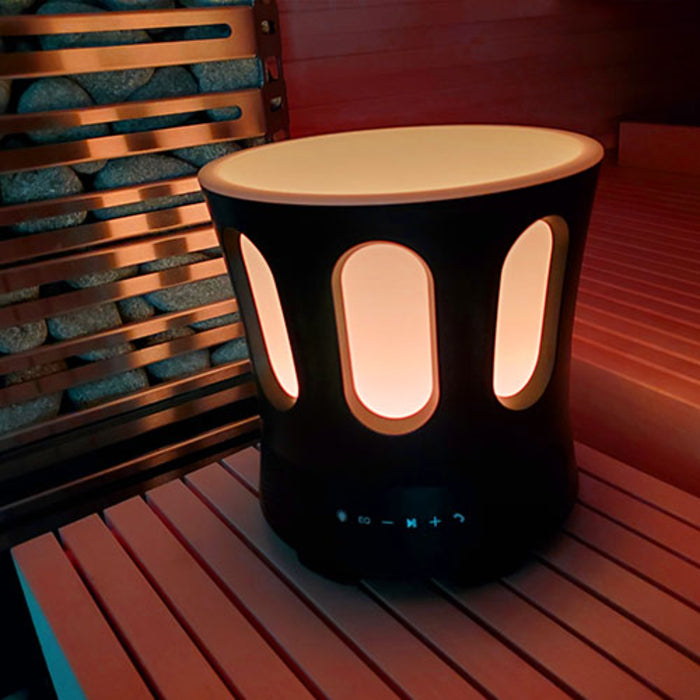 SaunaLife SaunaZone Bluetooth Sauna Speaker & Sauna Bucket with Lights
